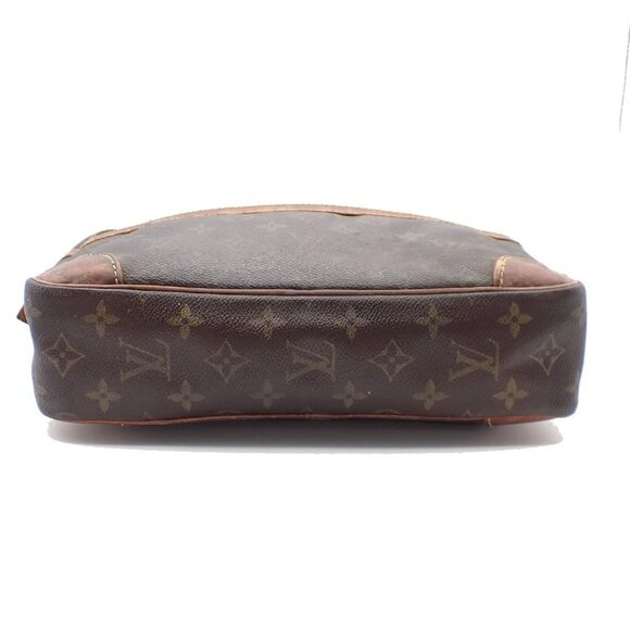 LOUIS VUITTON Compiegne 28 Clutch Hand Bag Monogram Leather Brown M51845 08EF463 - Picture 6 of 16